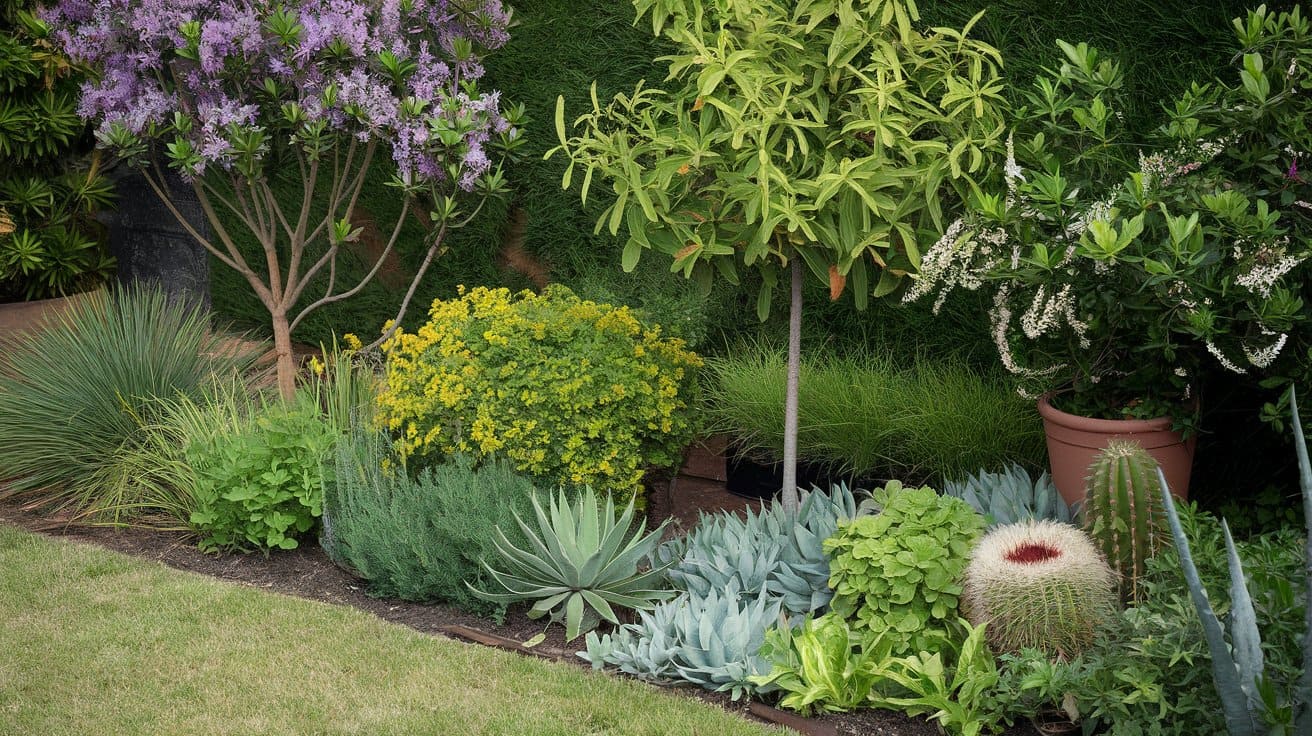 garden plants watering