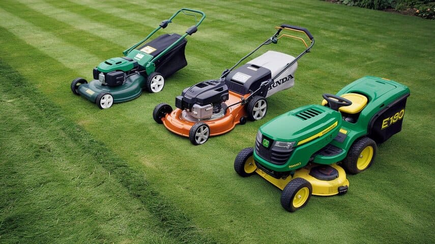 3 popular types of&nbsp;lawn mowers